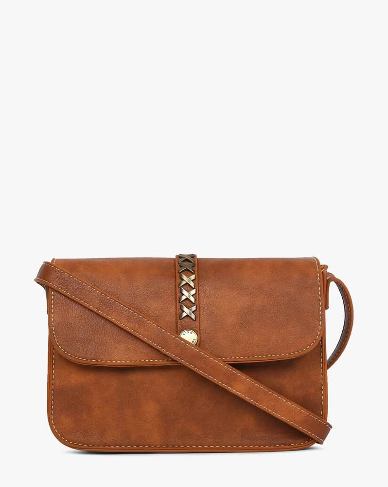 Sling Bag with Metal Accent