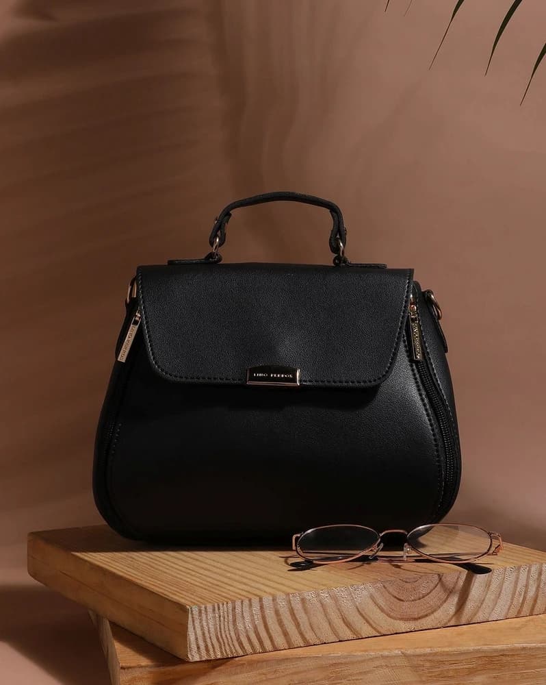 Shoulder Bag with Detachable Sling Strap