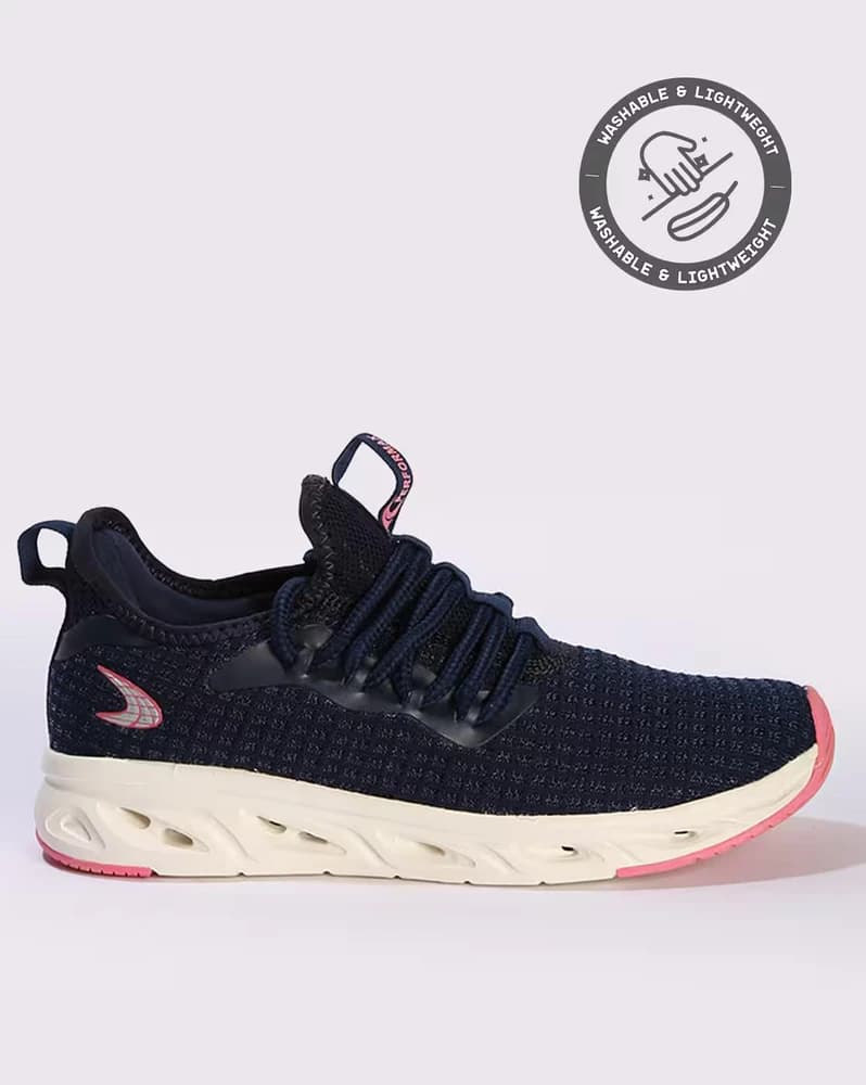 Women Vent Lace-Up Walking Shoes