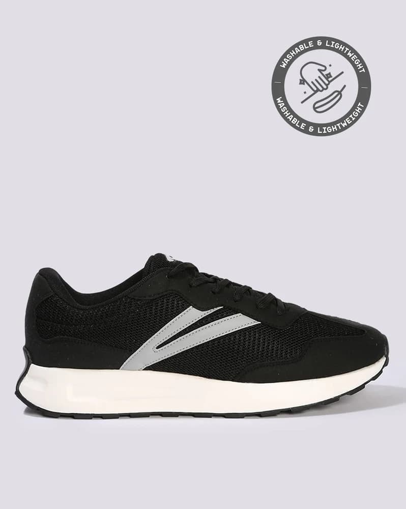 Men Lace-Up Waffle Walking Shoes