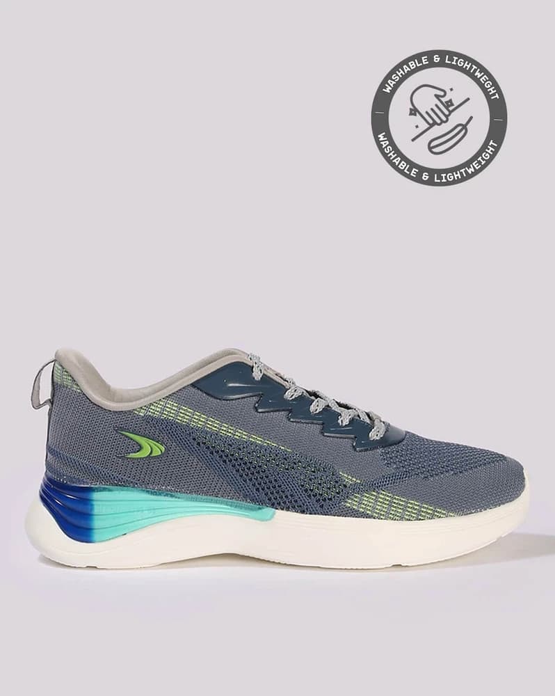 Men Low-Top Lace-Up Step Glide Lifestyle Shoes