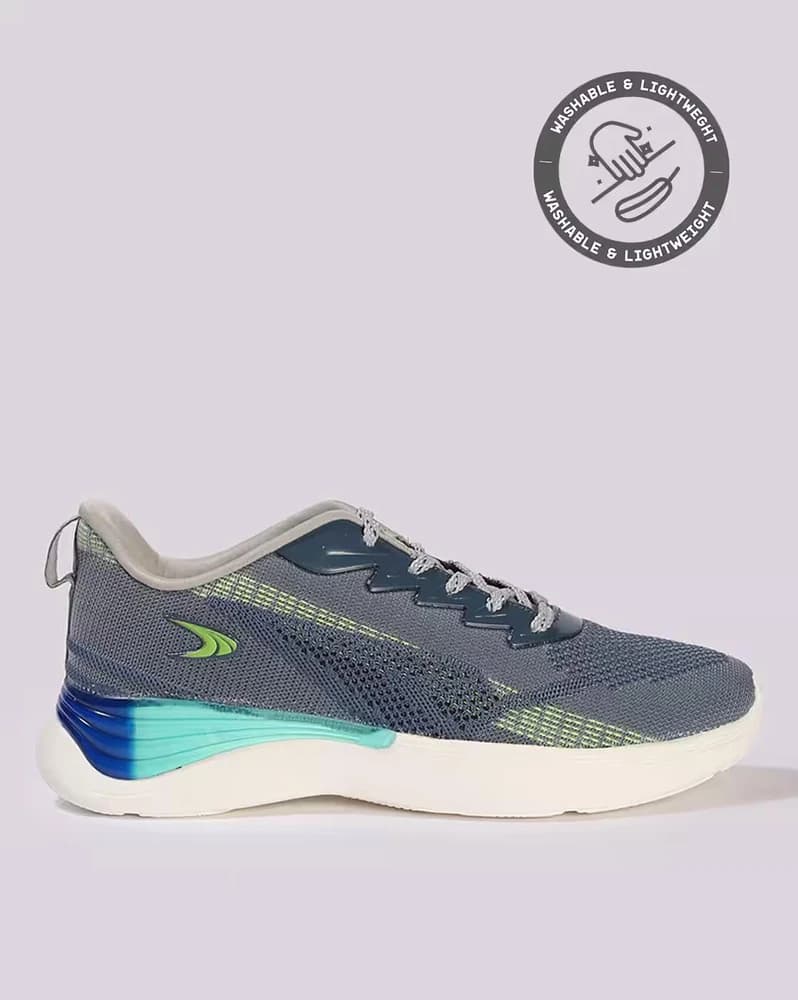 Men Low-Top Lace-Up Step Glide Lifestyle Shoes