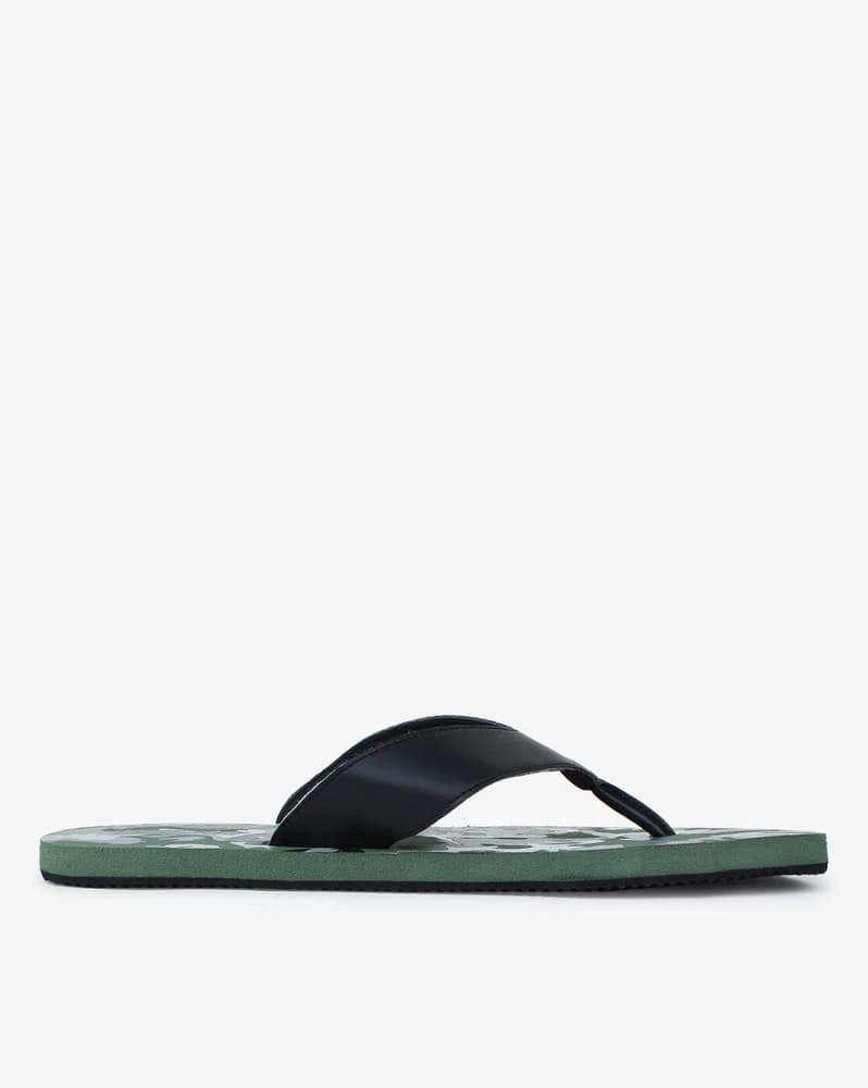 Cloudfoam Slide M Camo Print Thong-Strap Flip-Flops