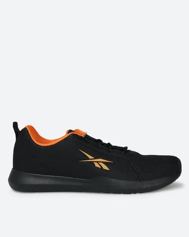 Lace-Up Running Shoes with Logo Applique