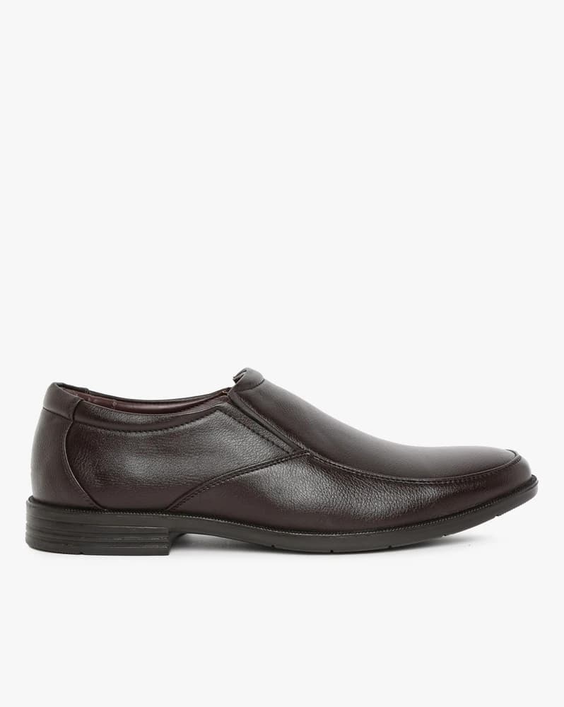 Panelled Formal Slip-On Shoes