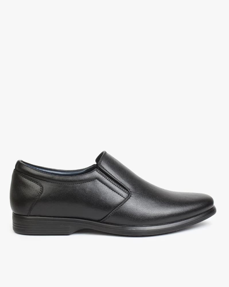 Slip-On Formal Shoes with Elasticated Gussets