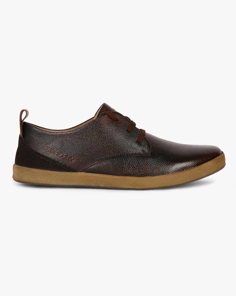 Leather Shoes with Lace-Ups