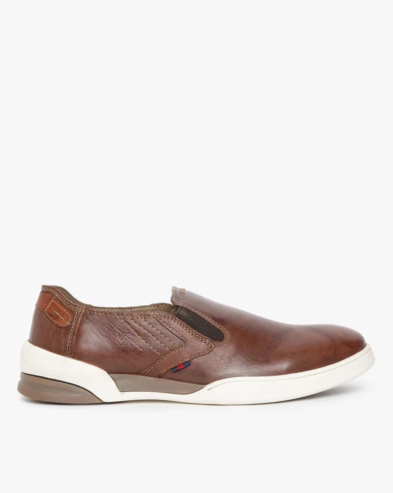 Slip-On Casual Shoes with Elasticated Gussets