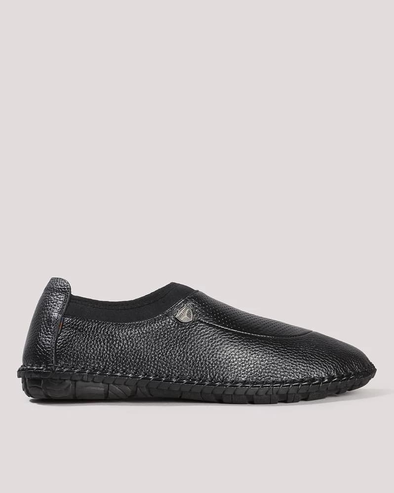 Men Textured Slip-On Shoes