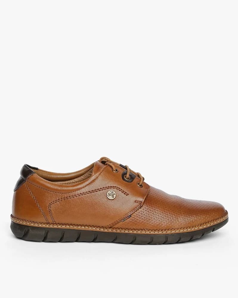 Men Low-Top Lace-Up Oxford Shoes