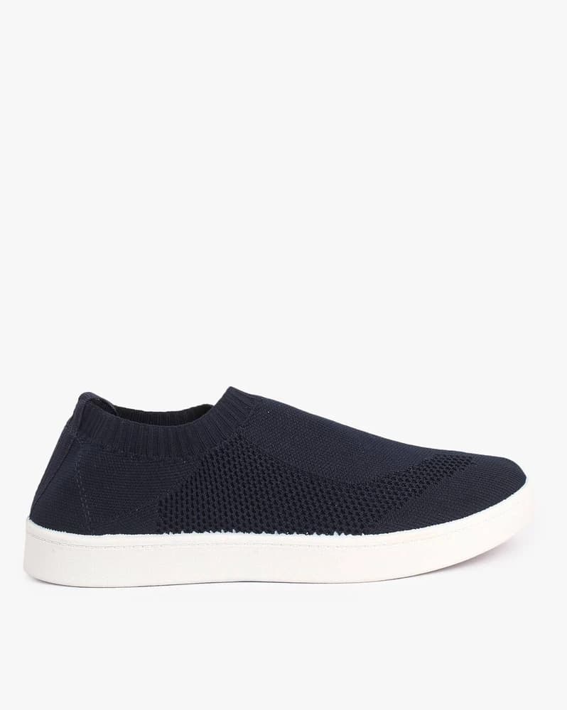 Textured Slip-On Casual Shoes