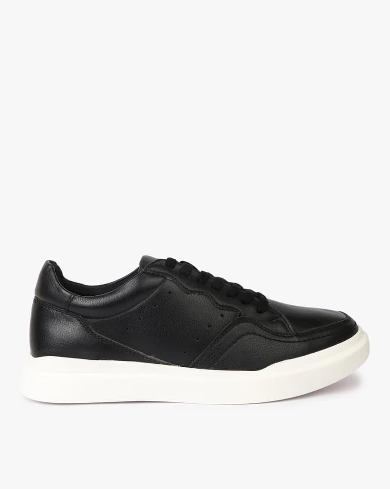 Lace-Up Casual Shoes with Round-Toe