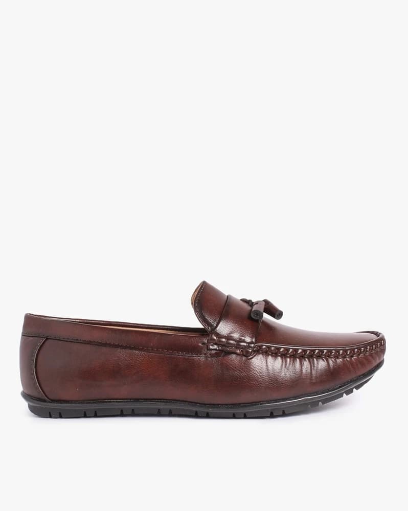Slip-On Shoes with Tassels