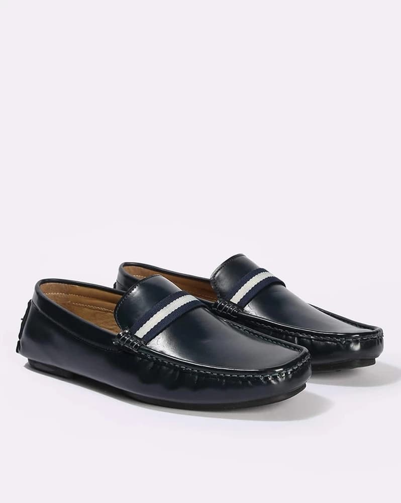Men Square-Toe Penny Loafers