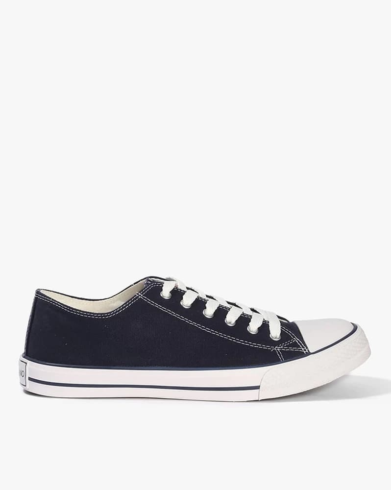 Men Low-Top Lace-Up Casual Shoes