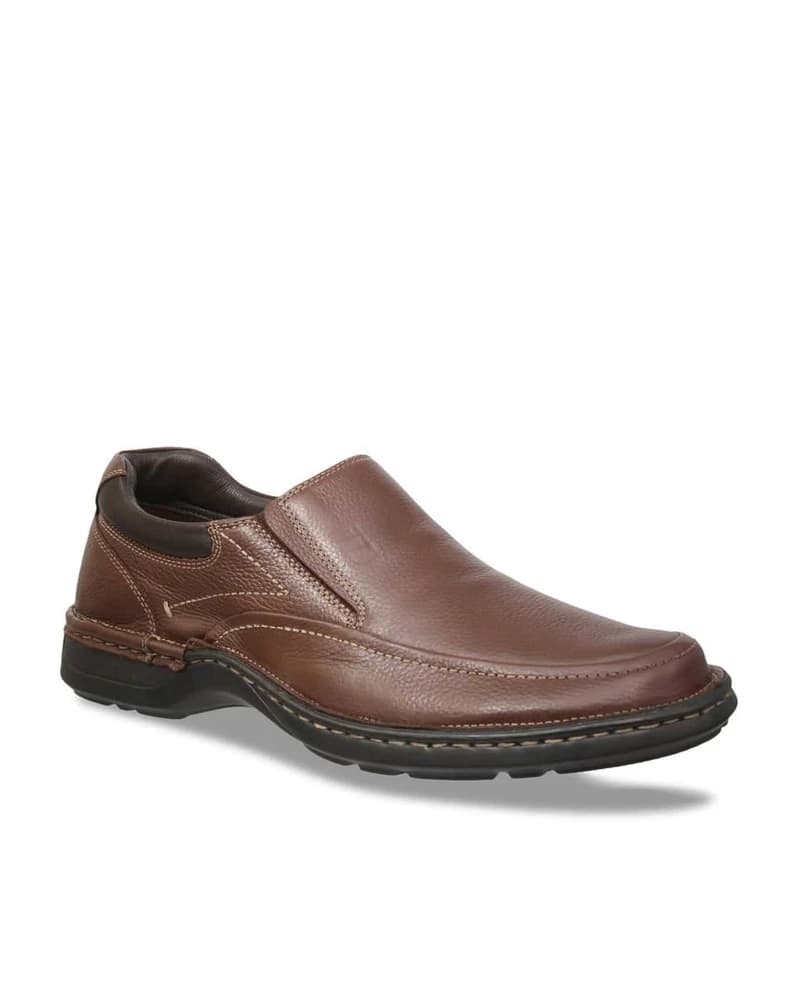 Panelled Slip-On Formal Shoes