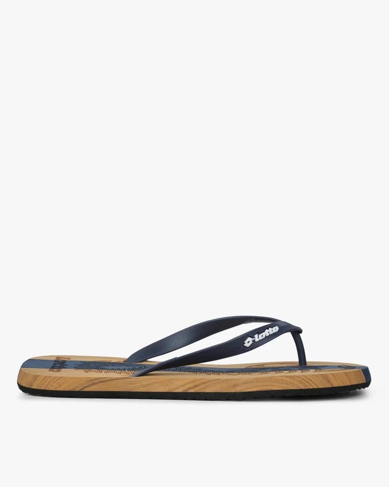Textured Thong-Strap Flip-Flops