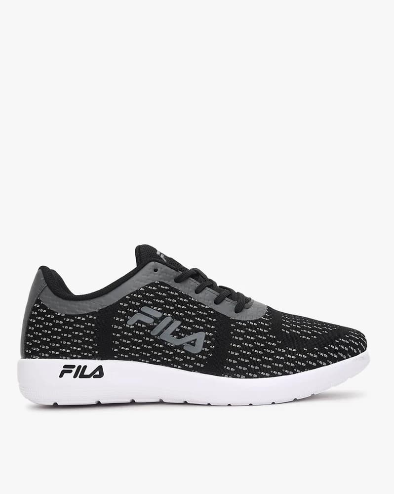 Logo Print Lace-Up Running Sports Shoes