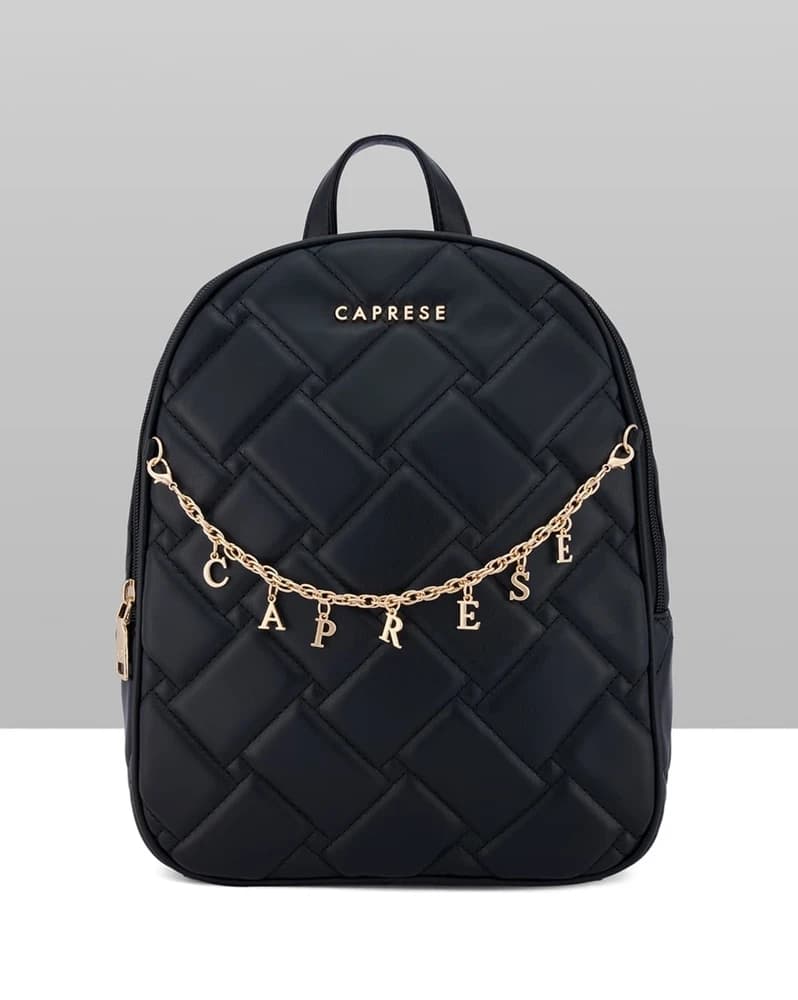 Women Leather Quilted Backpack