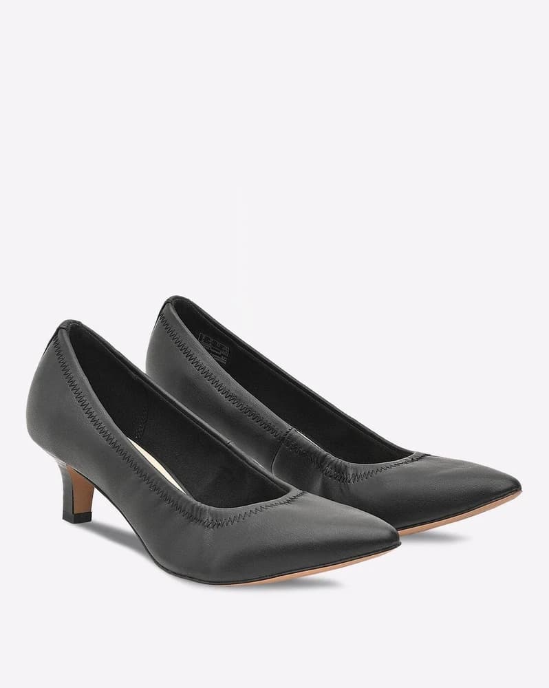 Slip-On Kitten Heeled Shoes