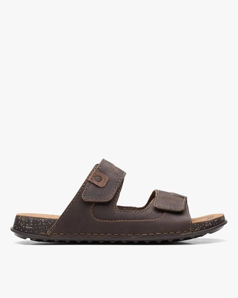 Leather Sandals with Velcro Closure