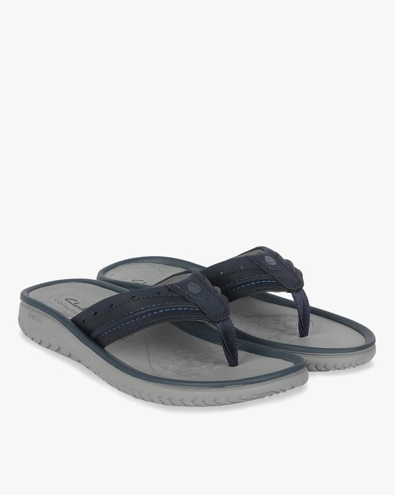 Panelled Thong-Strap Sandals