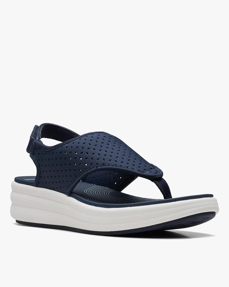 Women Drift Blossom Thong-Strap Wedges