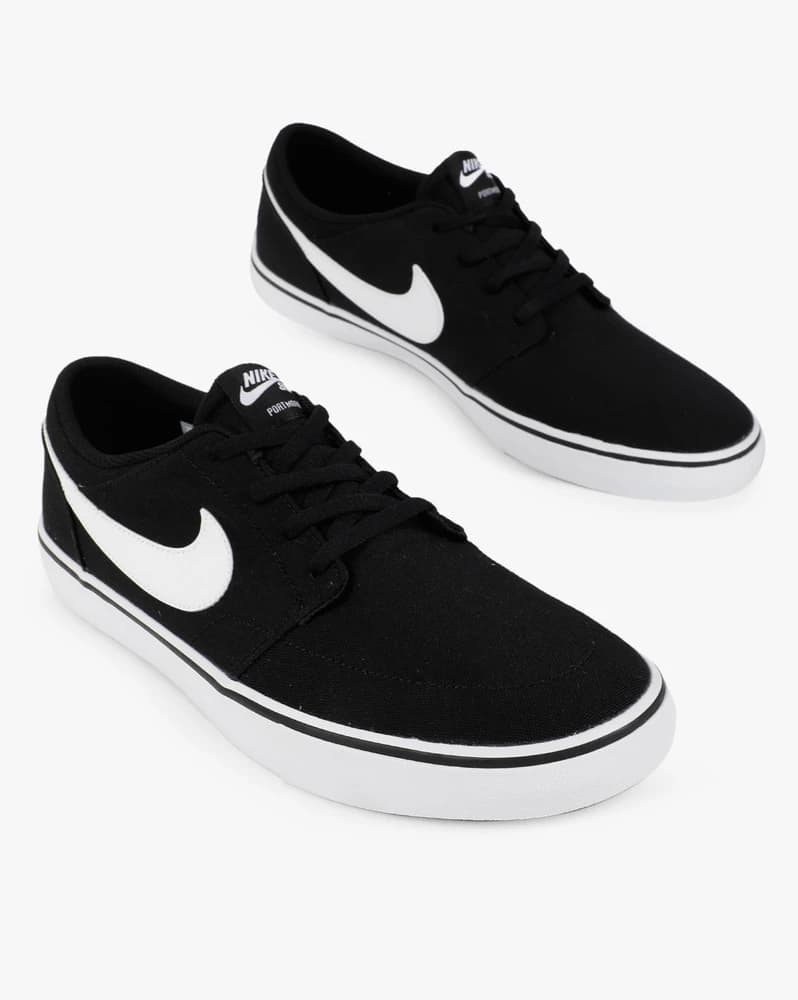 SB Portmore II Solar CNVS Sneakers with Contrast Sole