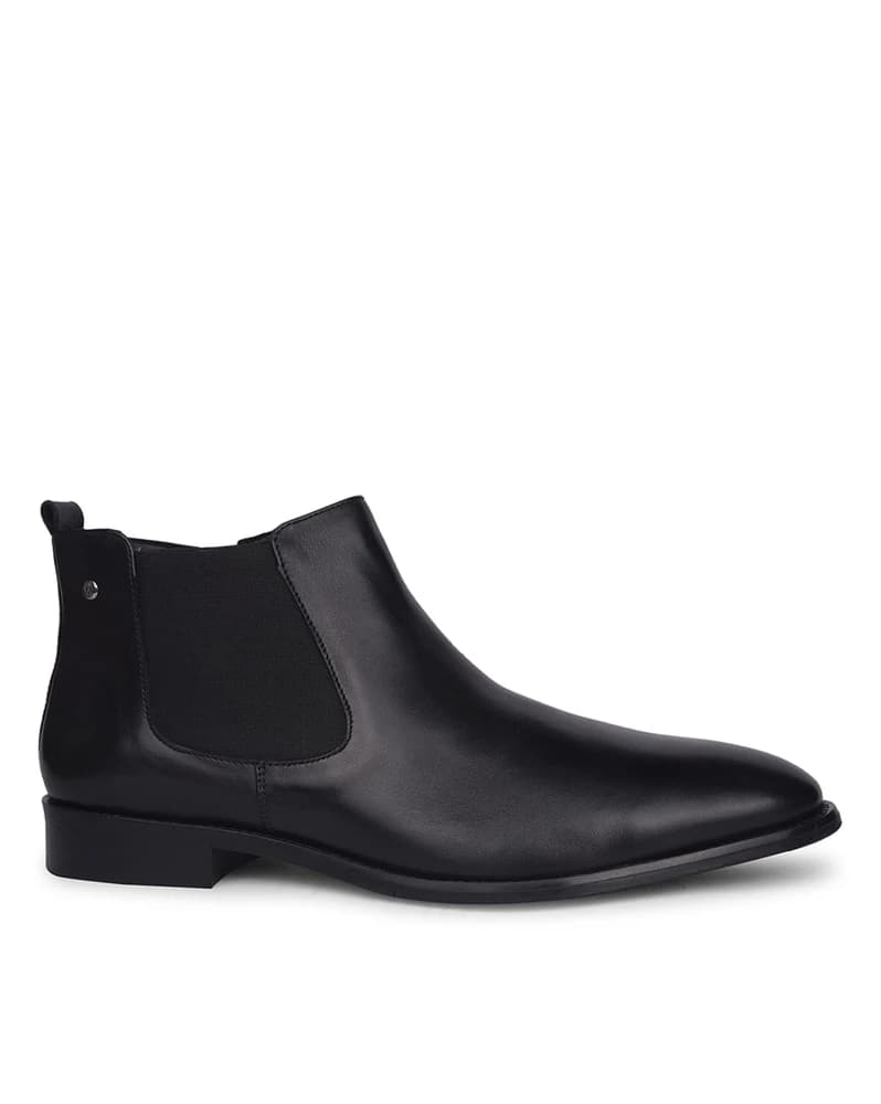 Men Ankle-Length Chelsea Boots with Zip Fastening