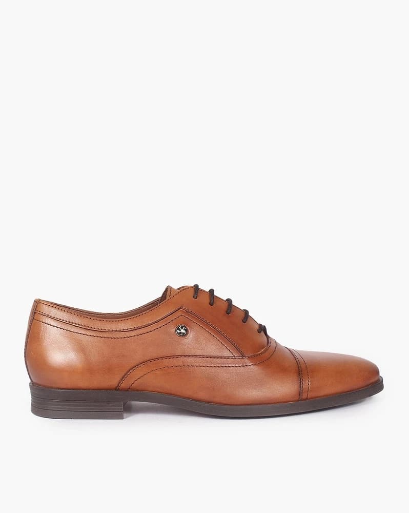 Men Low-Top Lace-Up Oxford Shoes