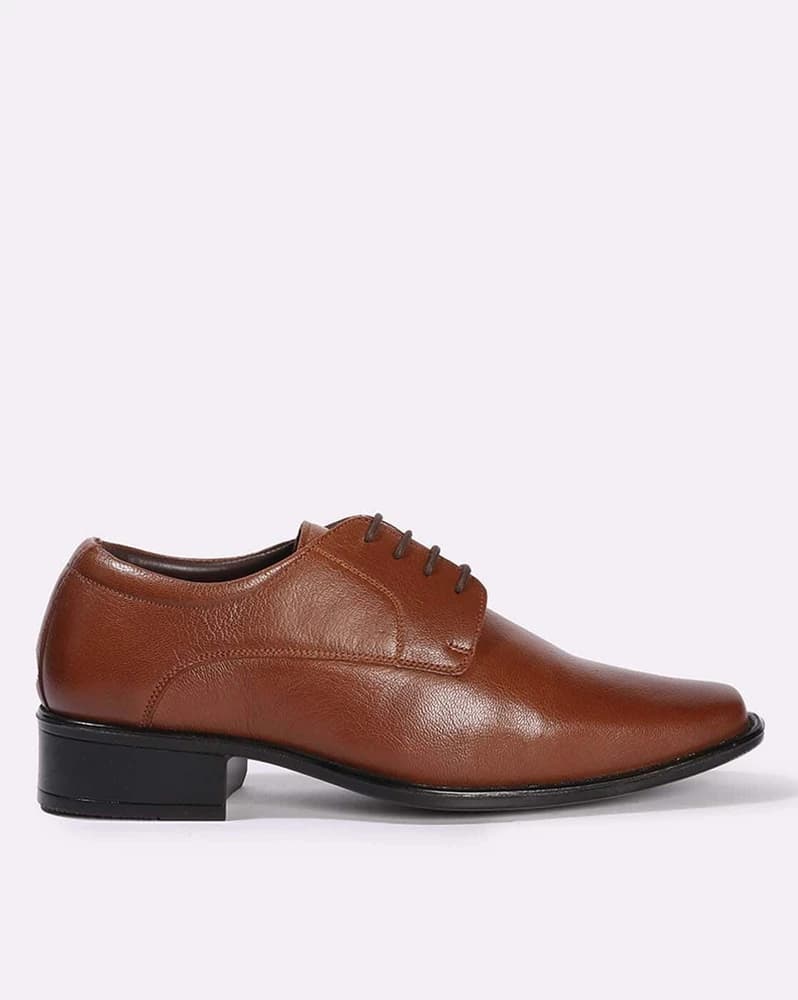 Men Lace-Up Derby Shoes