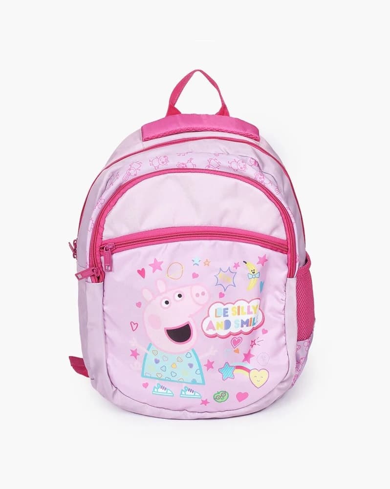 Girls Graphic Print School Backpack