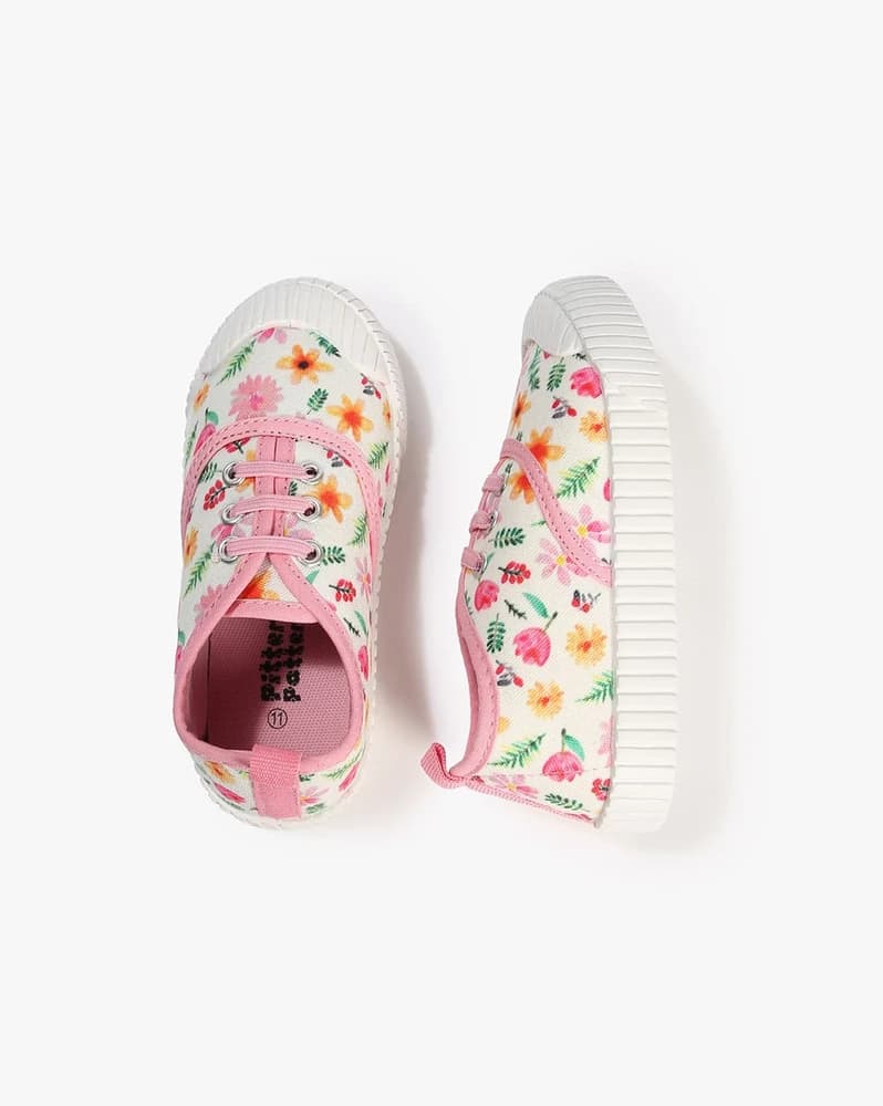 Floral Print Low-Top Shoes