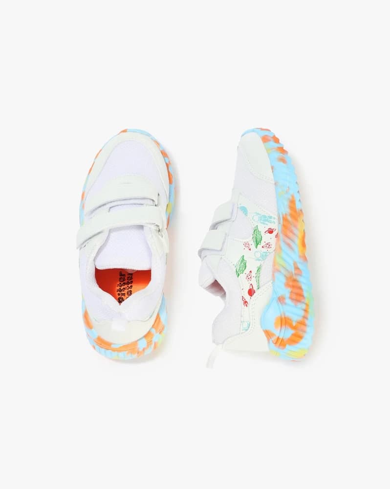 Girls Printed Casual Shoes with Velcro Closure