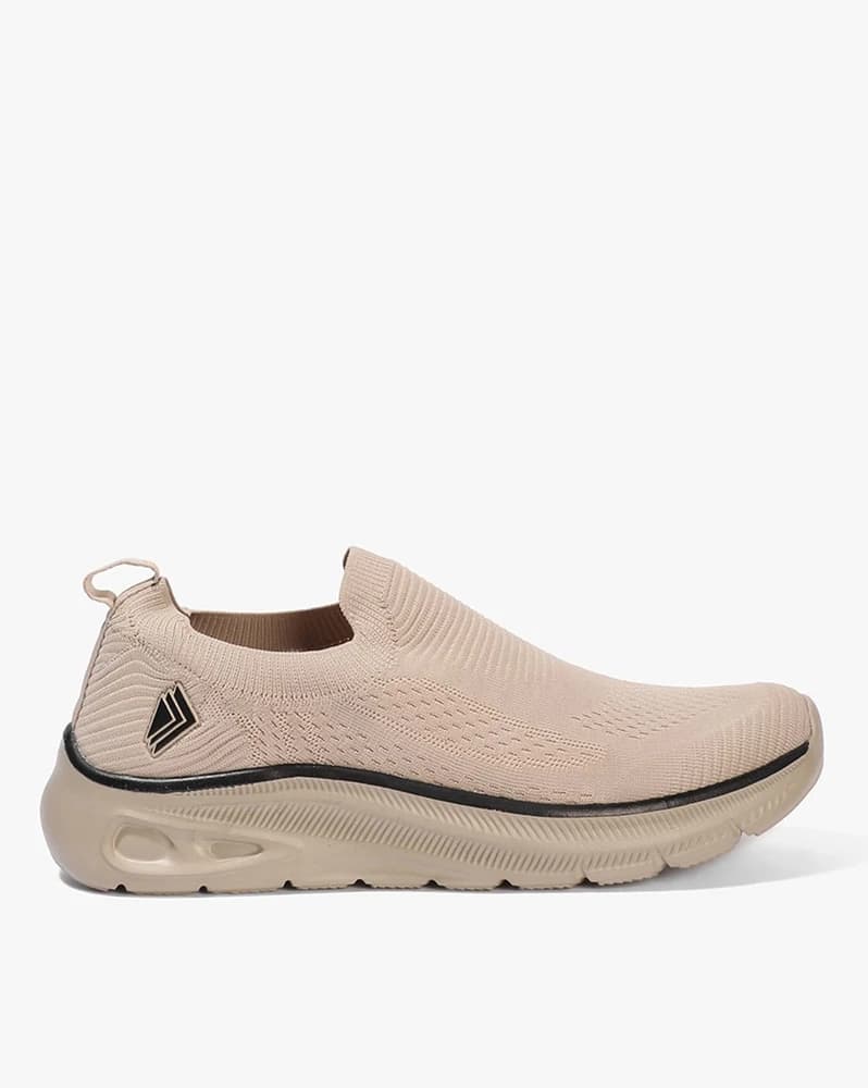 Men Knit Slip-On Walking Shoes