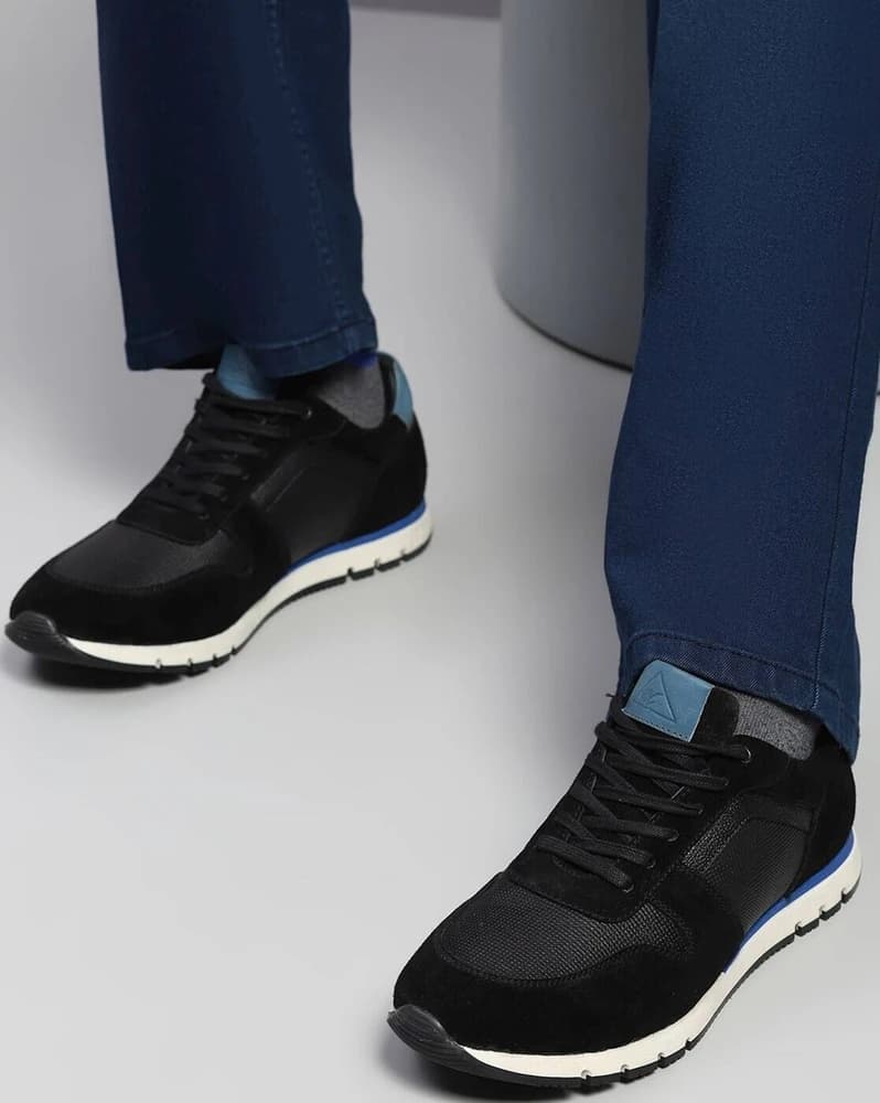 Men Colourblock Lace-Up Shoes