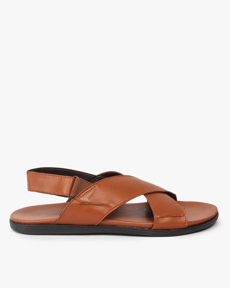 Strappy Slingback Slip-On Sandals