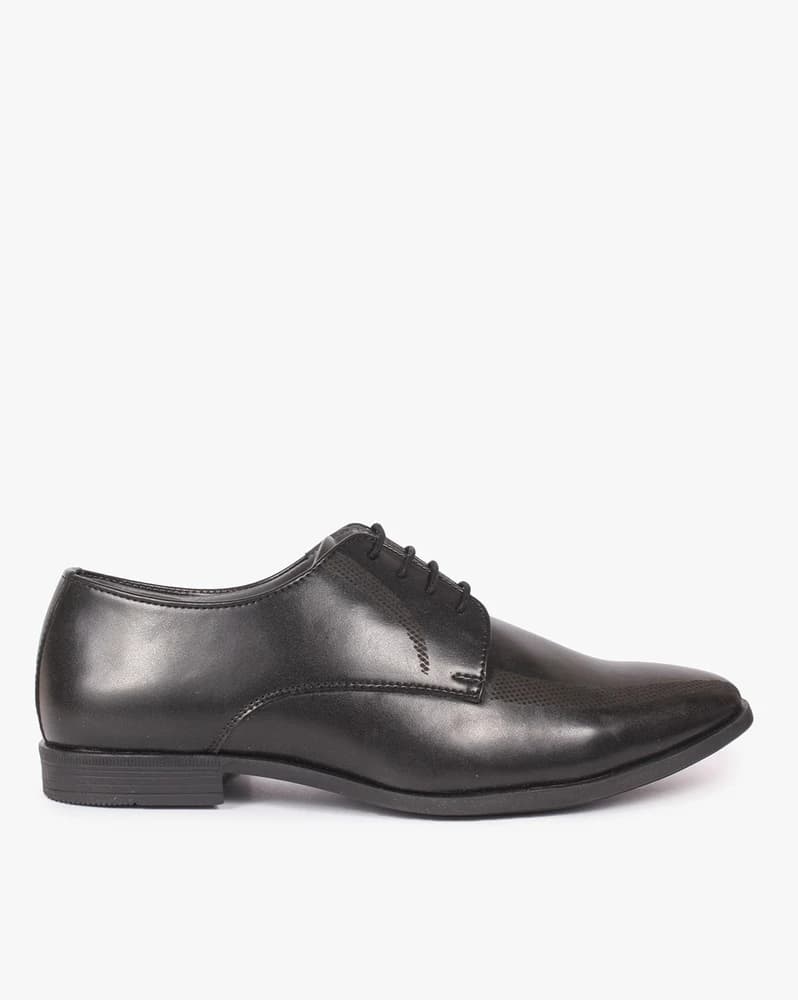 Men Lace-Up Derby Shoes