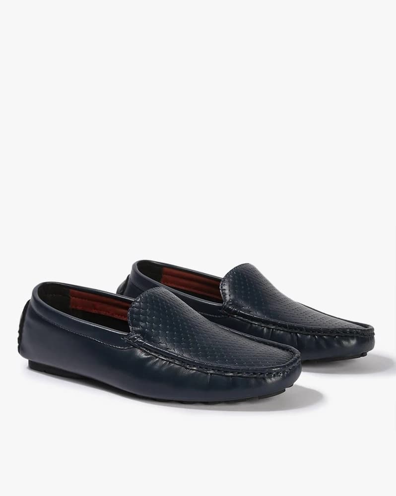 Men Round-Toe Penny Loafers