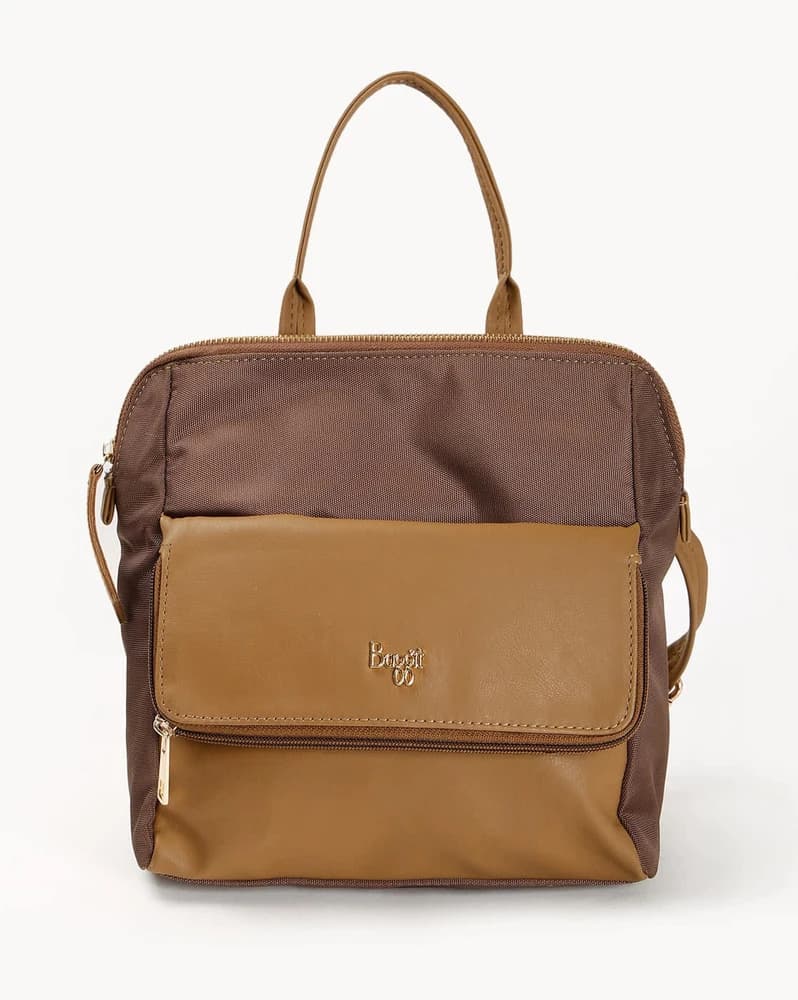 Textured Bucket Bag with Short Handle
