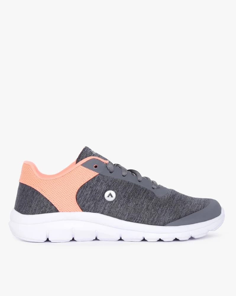 Heathered Lace-Up Casual Shoes