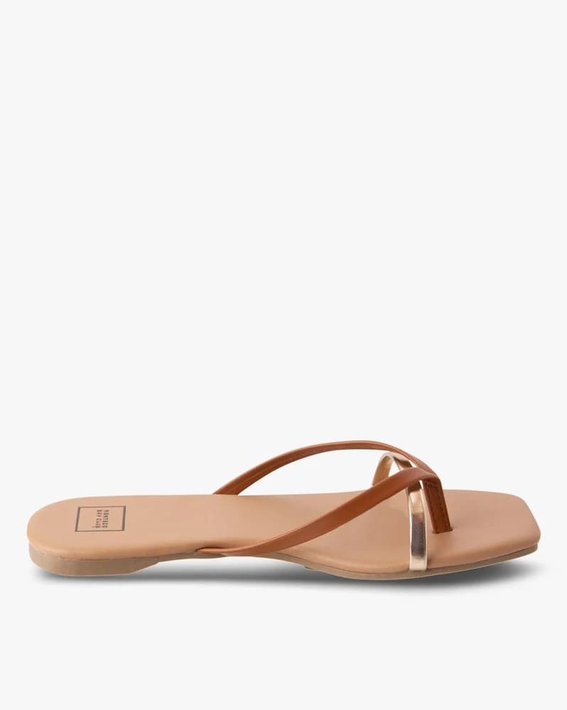 Slip-On Thong-Strap Sandals