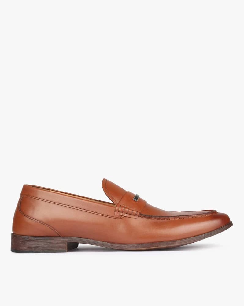 Panelled Penny Loafers