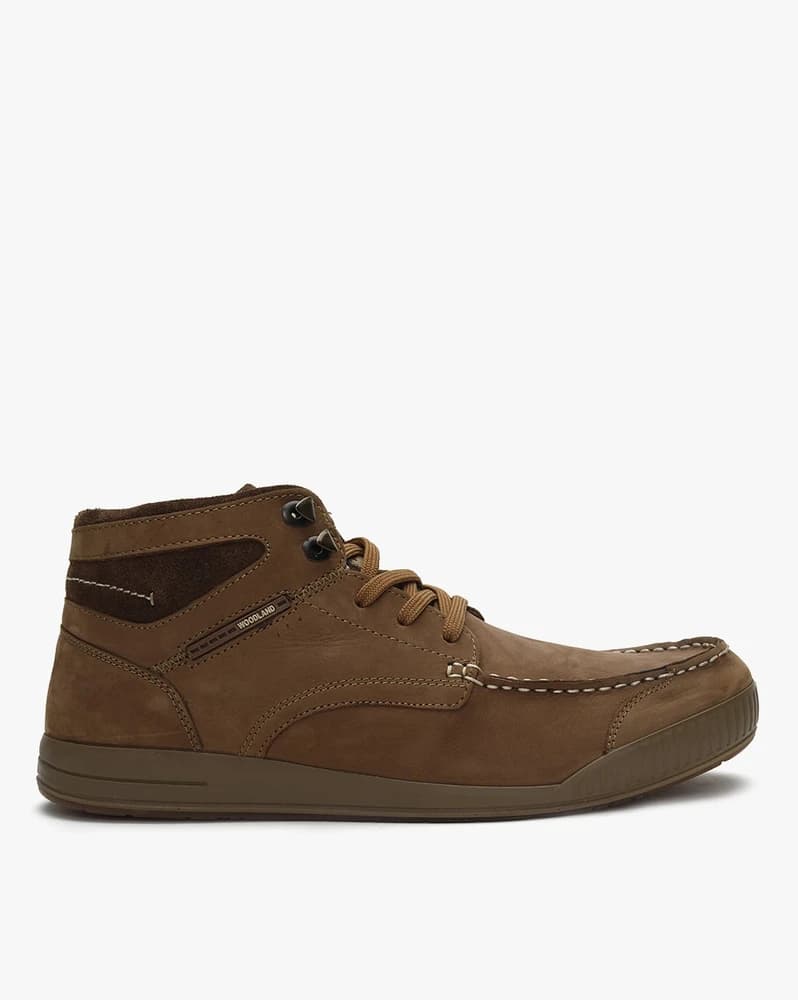 Ankle-Length Lace-Up Boots