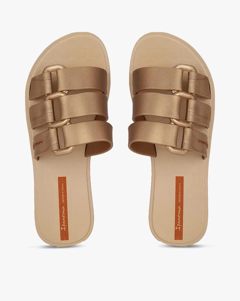 Metallic Slip-On Sliders