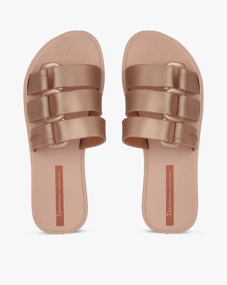 Metallic Slip-On Sliders