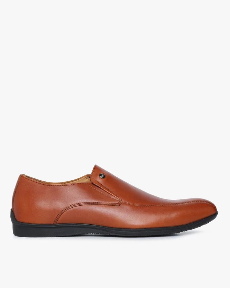 Panelled Slip-On Formal Shoes