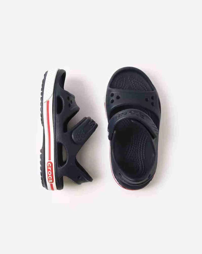 Cushioned Sandals with Foxing Stripe