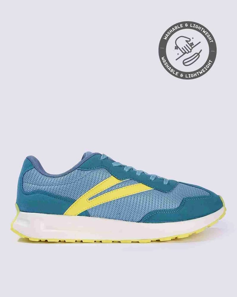 Men Lace-Up Waffle Walking Shoes