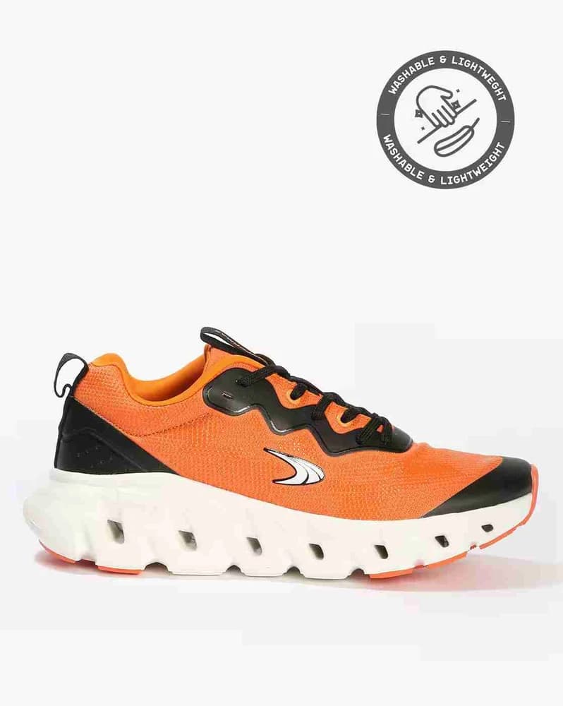Men Recrun Lace-Up Running Shoes